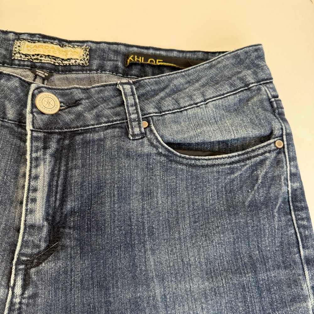 Kardashian Kollection by Khloé Women’s Bootcut Jeans 💙 Size 12, Blue Denim - Picture 11 of 16